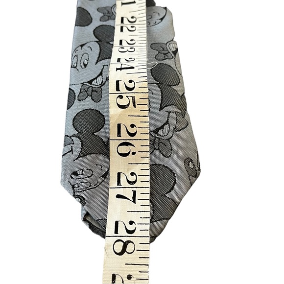 Disney Mickey Mouse Grey Neck Tie EUC - Picture 5 of 7